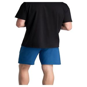 Shorts de sport actifs en maille respirante de 5 pouces pour hommes, personnalisables, style urbain, 100 % polyester écologique à séchage rapide - Product Image 4