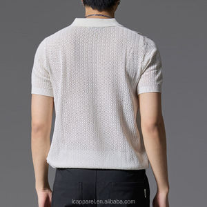 Luxury <b>Classic</b> Men Polo Shirt Tailored Design Premium Cotton Wrinkle Resistant Stylish Business Casual Clothing OEM - Product Image 3