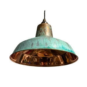 Dernières tendances en cuivre Design industriel moderne Lampe suspendue en cuivre Éclairage suspendu Taille personnalisée Forme Couleur - Product Image 1