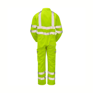 Uniforme de seguridad de construcción de alta visibilidad, bata, ropa de trabajo impermeable de alta resistencia, traje de trabajo reflectante, logotipo de Color personalizado alto - Product Image 2
