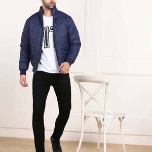 Blouson bombardier personnalisé pour hommes prix bon marché blousons bombardier coupe-vent chauds d'hiver en polyester et en nylon de grande qualité avec fermeture éclair - Product Image 2