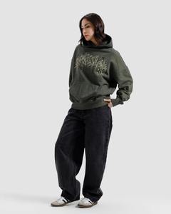 Sudadera con Capucha Cuadrada de Gran Tamaño, Personalizada con Logotipo, Venta al por Mayor de Fábrica, Impresión Digital DTG, Unisex, Lisa, de Alta Calidad, 460 g/m² - Product Image 3