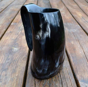 Antiguo personalizado de buena calidad hecho a mano Natural beber cuerno taza vikingo tallado cuerno Tankar tazas curvas por Crescent Crafts - Product Image 6