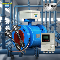 Compteur de chaleur électromagnétique industriel KY CE, compteur BTU, débitmètre magnétique pour eau froide et chaude avec capteurs de température PT1000