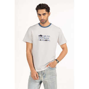 T-shirts 100 % coton coupe ample avec motif en jersey et tissu en soie glacée 180g, broderie personnalisée MN-TS-SS25-053 - Product Image 1