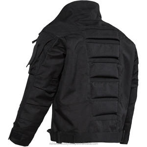 Chaqueta Cargo con Cremallera para Hombre, Estilo Informal, Táctica, Delgada, de Algodón, con Logotipo Personalizado, Impermeable, de Cordura, para Otoño e Invierno - Product Image 4