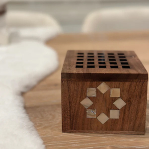 เตาเผาไม้คุณภาพสูงแม่มุกมาใหม่เครื่องเผา mubkhar สำหรับชาวอาหรับรามันดาผลิตในเวียดนาม - Product Image 3