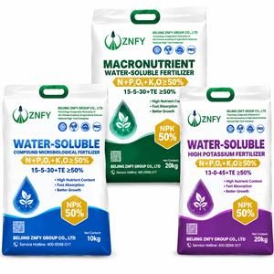 Fertilizante Equilibrado NPK en Polvo de Acción Rápida, Nutrición Soluble en Agua, Fertilizante Compuesto TE (NPK 10-30-10-Te) para Cultivos de Campo - Product Image 3