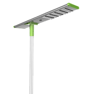 Lampadaire solaire LED 200W pour éclairage extérieur avec puce SMD, alimentation CA et batterie, indice de protection IP66 et IP65, corps en aluminium - Product Image 1