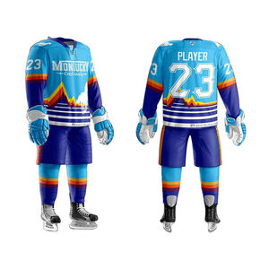 Camisetas de hockey sublimadas OEM, uniformes de hockey sobre hielo con logotipo personalizado, conjunto único de camisetas de estilo sencillo - Product Image 5