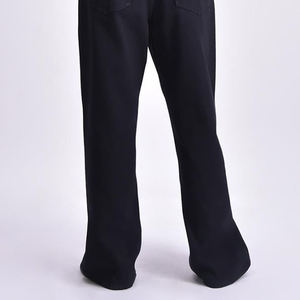 Pantalon baggy en denim respirant pour femmes sur mesure Vente en gros Pantalon jean ample pour dames - Product Image 5