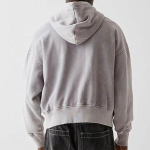 Sudadera con Capucha Oversize de Algodón 100% para Hombre, Estilo Urbano, Hombros Caídos, Personalizable, Básica - Product Image 5