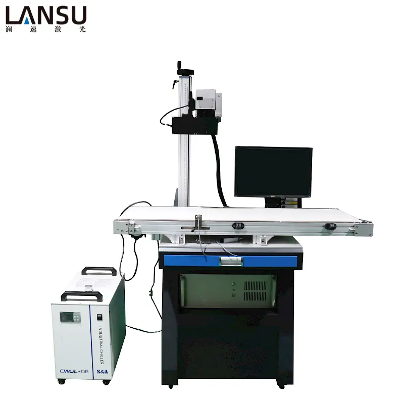 3W 5W यूवी लेजर अंकन मशीन के साथ दृश्य सीसीडी पोजिशनिंग सिस्टम स्वचालित पहचान यूवी दृष्टि लेजर अंकन मशीन