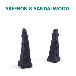 Best Selling Organic Saffron & Sandalwood Square <b>Backflow</b> <b>Incense</b> <b>Cones</b> in India at Best Price ( Purple ) - Product Image 1