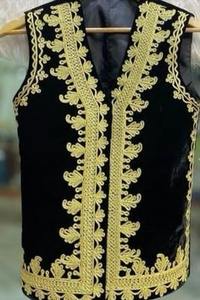 Chaleco Tradicional Afgano de Lana para Hombre, Informal, con Bordado a Mano Transpirable, para Eventos Festivos de Otoño y Ocasiones Culturales - Product Image 2