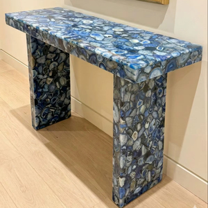 Sceau en agate poli artisanal, décoration de luxe pour la maison, motif floral religieux, agate et résine, artisanat de table pour un style exquis - Product Image 1