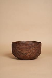Handcrafted <b>Wooden</b> <b>Bowl</b> with Unique Hammered Texture for Serving Decorative Sustainable and Stylish Ideal for Modern Homes - Product Image 5