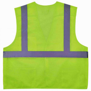 Chaleco DE SEGURIDAD reflectante transpirable de alta visibilidad con bolsillos Ropa de trabajo cómoda Precio razonable Logotipo personalizado Servicio OEM - Product Image 5