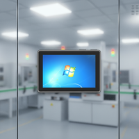 Ordinateur tout-en-un avec écran tactile capacitif de 10,1 pouces, sans ventilateur, Android Linux HMI, PC industriel