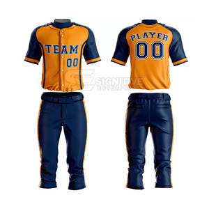 ชุดเครื่องแบบเบสบอลผ้าระบายอากาศได้ดีสำหรับการแมทช์ยาวและการฝึกแบบเข้มข้นชุดเบสบอลมืออาชีพ - Product Image 3