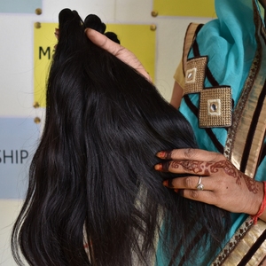 Extensiones de cabello indio virgen rizado Natural 100%, tejido de máquina de trama doble de onda profunda suelta de estilo recto sedoso de un solo donante - Product Image 6