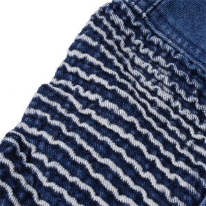 Nouvel arrivage de veste en jean à la mode en gros de vestes en jean délavées bleues et noires personnalisées pour hommes de haute qualité - Product Image 4