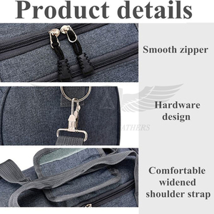 Grand sac de sport et de voyage, léger, imperméable, bandoulière réglable, idéal pour le fitness et les activités de plein air - Product Image 6