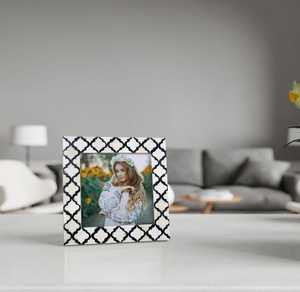 Design exclusif Plateau de service en incrustation d'os Design floral Plateau fait main Incrustation d'os écologique Designable pour la décoration de la cuisine - Product Image 2