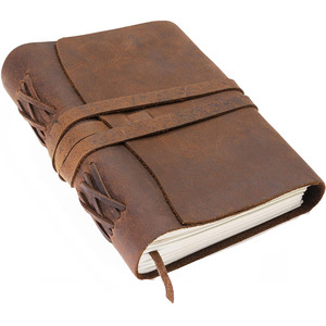 Journal personnalisable en cuir format A4, mini carnets à couverture rigide tendance - Product Image 1