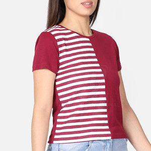 Camiseta de verano de algodón de alta calidad para mujer, transpirable, de secado rápido, de manga corta, precio al por mayor, los últimos estilos - Product Image 2