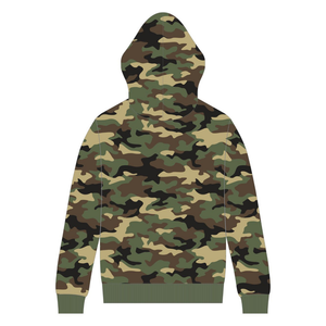 Sudadera con Capucha Camo 08 Soror, Sudadera Informal y Elegante para Mujeres de Hermandad Universitaria, Color Rosa y Verde - Product Image 6