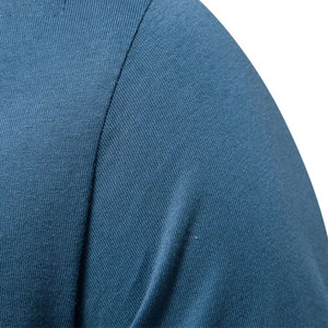 Meilleures ventes de t-shirts d'été à manches courtes pour hommes taille personnalisée 100% coton avec un motif uni au design élégant - Product Image 4