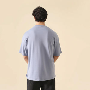 220g 240g Épaule tombante Cool Tees Personnalisé Qualité Streetwear Hommes T-shirt Surdimensionné Meilleur Coton Lourd par Highletic - Product Image 5