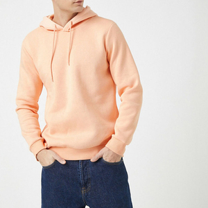 Sweat-shirt à capuche sport uni pour homme, en coton délavé, gris, pour la course à pied en hiver, vêtements vierges - Product Image 5