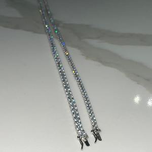 Luxury Unisex Tennis Gold Plated VVS Moissanite Sterling <b>Silver</b> Hip Hop Style IGI Certified Tennis Chain and <b>Necklace</b> <b>Set</b> - Product Image 4