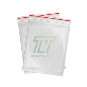 Sac en plastique PE transparent à fermeture éclair avec logo personnalisé pour le stockage durable des vêtements de la maison - Product Image 1