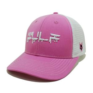 Gorras de camionero con logotipo bordado de lobo personalizado, sombreros deportivos rosas, ajuste ajustable, sombreros deportivos al aire libre Unisex, proveedor de Vietnam - Product Image 1