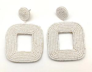 Pendientes de Cuentas Hechos a Mano, Bordado de Cuentas Multicolor, Pendientes de Cuentas Rosas Hechos a Mano, Accesorio de Moda, Artesanía - Product Image 4