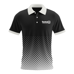 Camiseta polo sublimada para hombre, tela de poliéster y spandex, manga corta, ropa deportiva, longitud regular, secado rápido, diseño transpirable, personalizada - Product Image 4