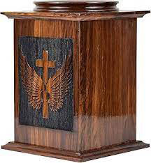 Urnas decorativas Urnas de cremación de madera para hombres y mujeres Urnas funerarias Urnas hechas a mano Urnas de entierro a bajo precio - Product Image 2