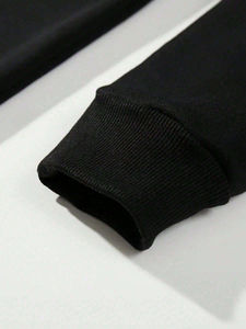 Pull à capuche imprimé tendance pour homme Style fermeture éclair Respirant Confortable Coton Polaire/Polyester Tissu Brodé Hiver - Product Image 6