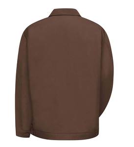 Veste de travail en toile épaisse 100% coton personnalisée, style streetwear, vintage, fermeture éclair intégrale, veste de travail pour homme - Product Image 4