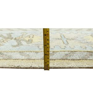 Tapis de luxe persan fait à la machine en polyester antidérapant de grande taille, hauteur de poils moyenne, broderie turque abstraite pour chambre à coucher - Product Image 6