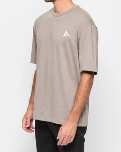 เสื้อยืดครึ่งแขนเข้ารูปผ้าฝ้าย100% โอเวอร์ไซส์สำหรับผู้ชายปรับแต่งโลโก้และปักได้ - Product Image 6