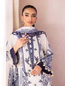 Customized Modest Women's Stitched Lawn Salwar Kameez with Pakistani Dupatta Solid Cotton Natural Waistline Washable Formal - Product Image 4