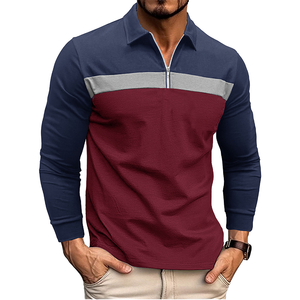 Vêtements de sport de golf décontractés personnalisés pour hommes, vêtements de sport à motif solide pour polo T-Shirt Homme pour polo avec sublimation - Product Image 1