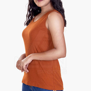 เสื้อกล้ามออกกำลังกายคุณภาพพรีเมียมสำหรับผู้หญิง เสื้อกล้ามผู้หญิงน้ำหนักเบา เสื้อกล้ามผู้หญิงแบบไม่มีแขน - Product Image 4