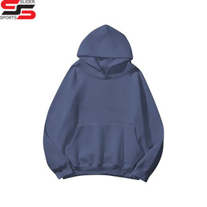 Custom Heavyweight Men's Plain Hoodie Algodón en blanco 400gsm Winter Hoodie Fleece Pullover Hombres Oversized Hoodie - Product Image 1