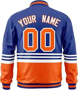 "Vente en gros veste universitaire de haute qualité pour hommes, broderie chenille, manches en cuir, baseball personnalisé" - Product Image 6