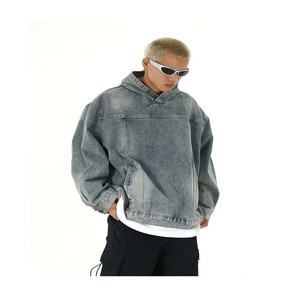 Sudaderas con capucha para hombre de algodón 100% de peso pesado de alta calidad con estampado de felpa francesa 420G Regular Fit Streetwear - Product Image 3